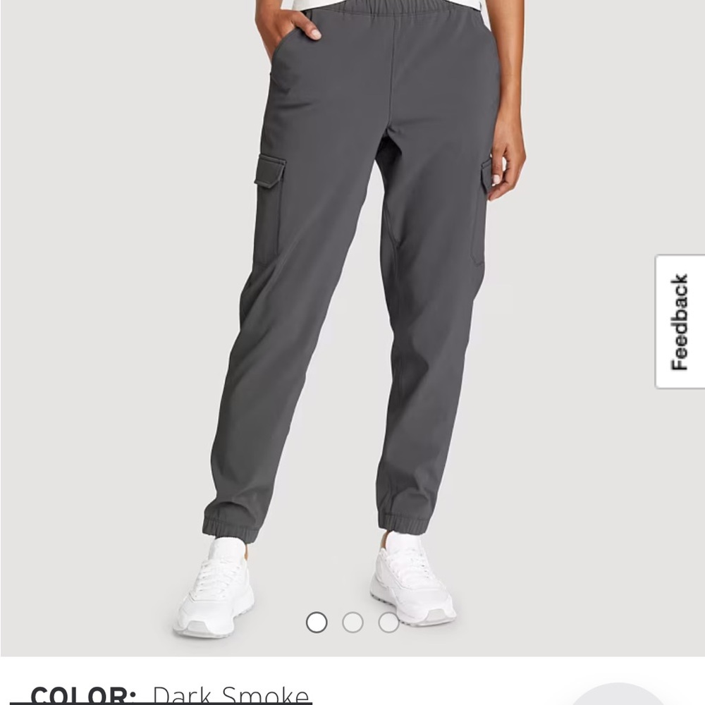 Eddie Bauer Women’s 10 Frostfighter Fleece Lined Jogger Pants Dark Smoke Hiking